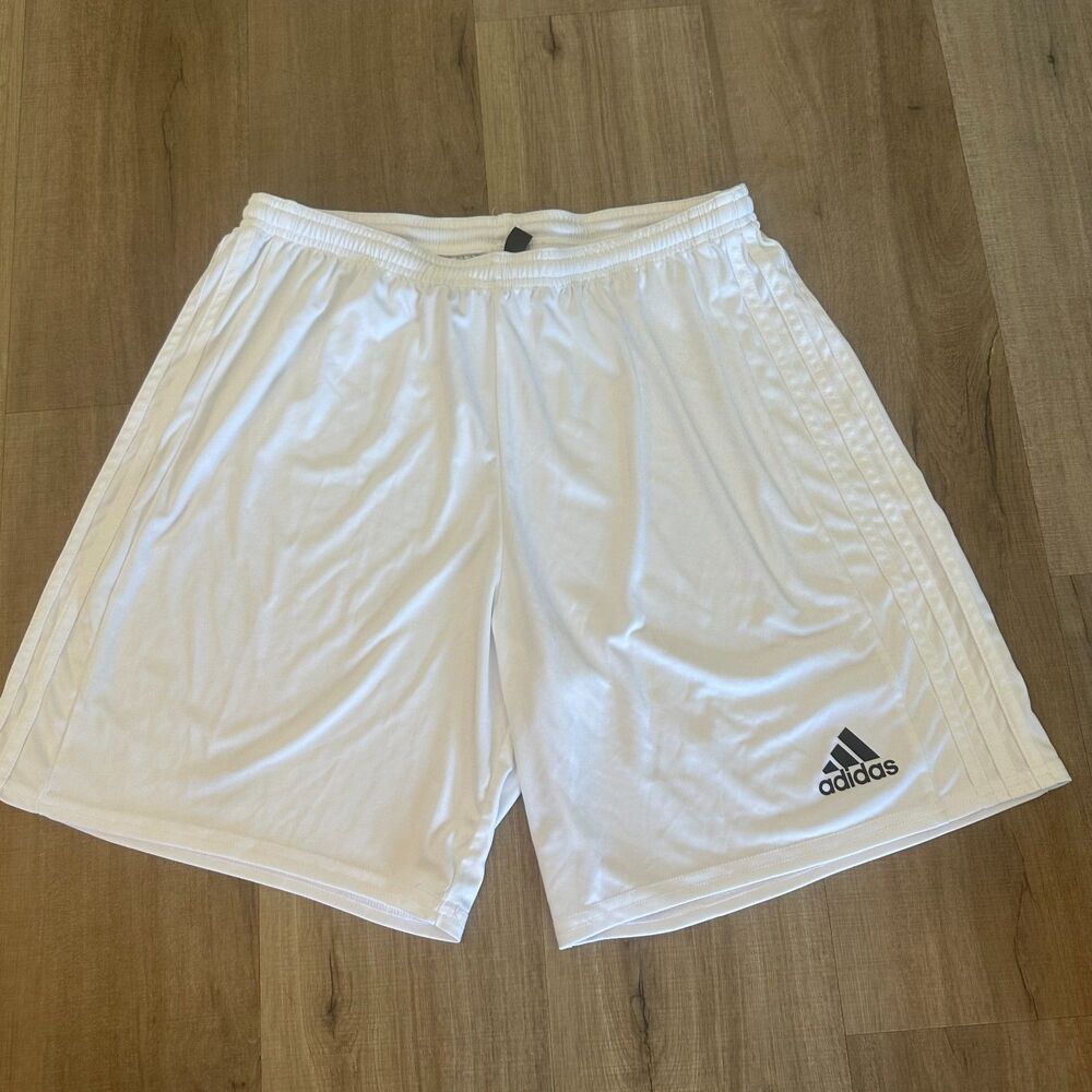 Adidas Aeroready Soccer White Mens Shorts Size XL